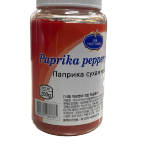 Paprika pepper powder jar 파프리카200g